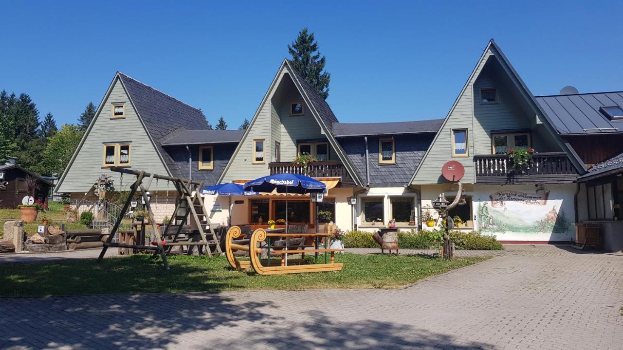 Hotel-Pension Rennsteighutte Frauenwald Exterior foto