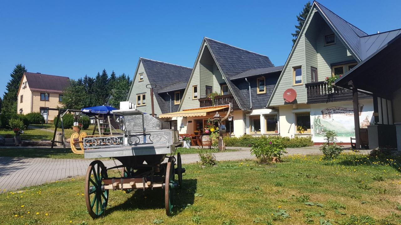 Hotel-Pension Rennsteighutte Frauenwald Exterior foto