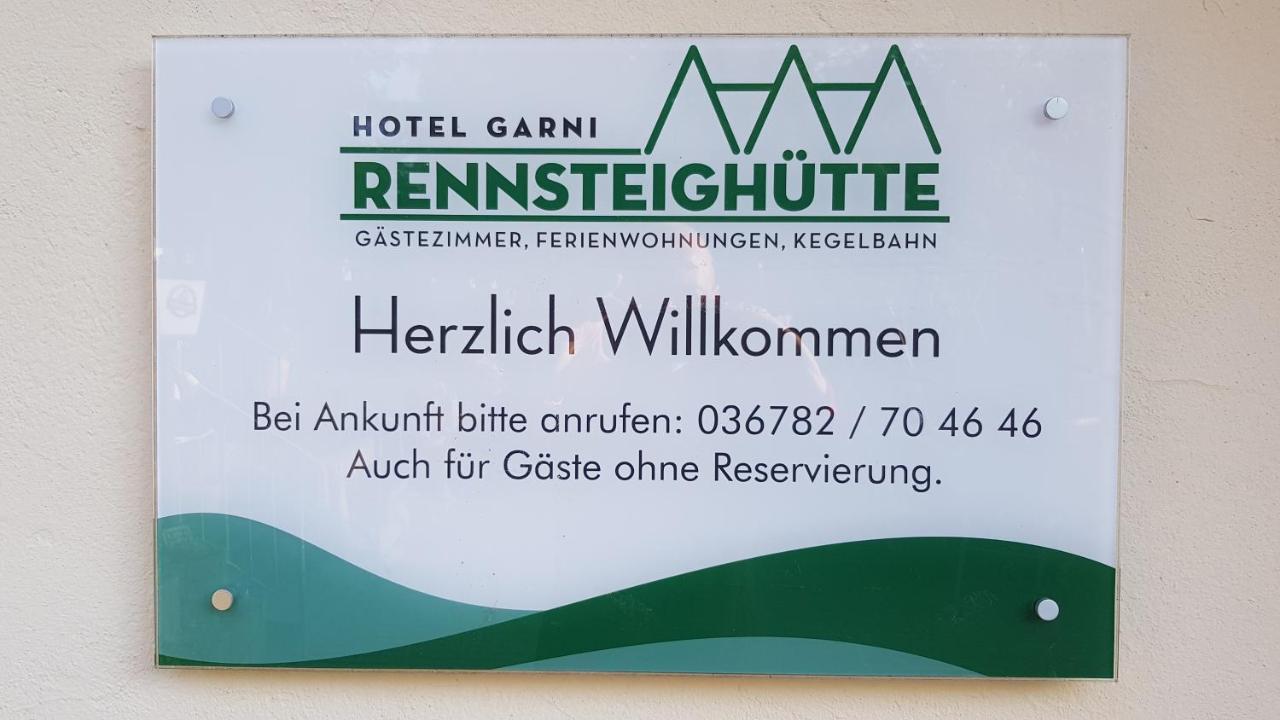 Hotel-Pension Rennsteighutte Frauenwald Exterior foto