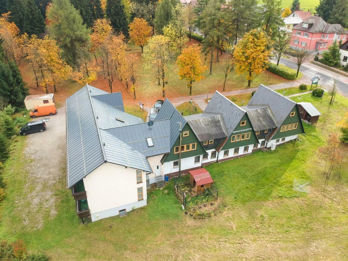 Hotel-Pension Rennsteighutte Frauenwald Exterior foto